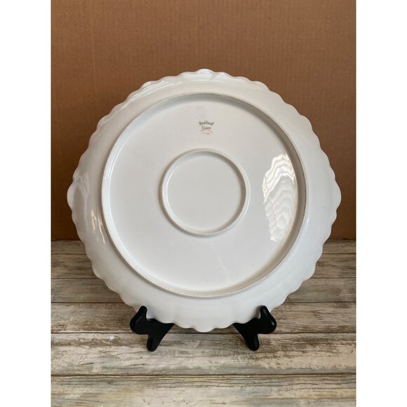 Limoges Hand Painted Porcelain Platter Plate Charger – French Collectible China - Picture 7 of 11